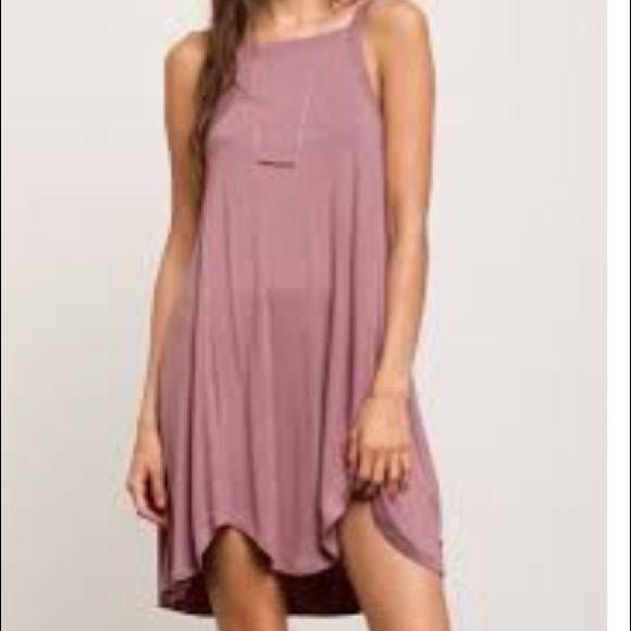 RVCA THIEVERY MAUVE DRESS Small Style 280972 Purpl - Picture 2 of 7